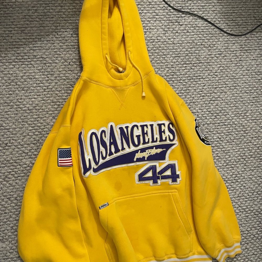 VINTAGE Johnny Blaze #44 Los Angeles LAKERS Hoodie